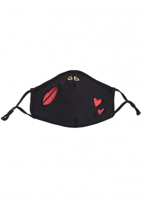 Goldbergh Loes mask Black with Heart